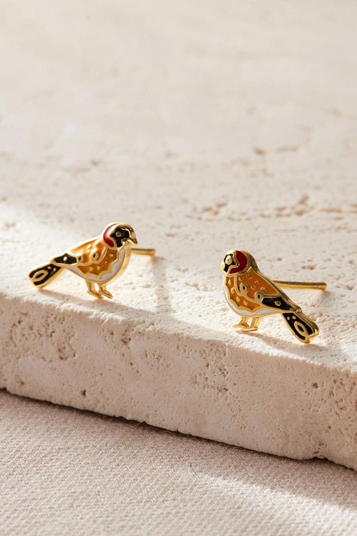 sterling-silver-goldfinch-stud-bird-earrings-in-gold