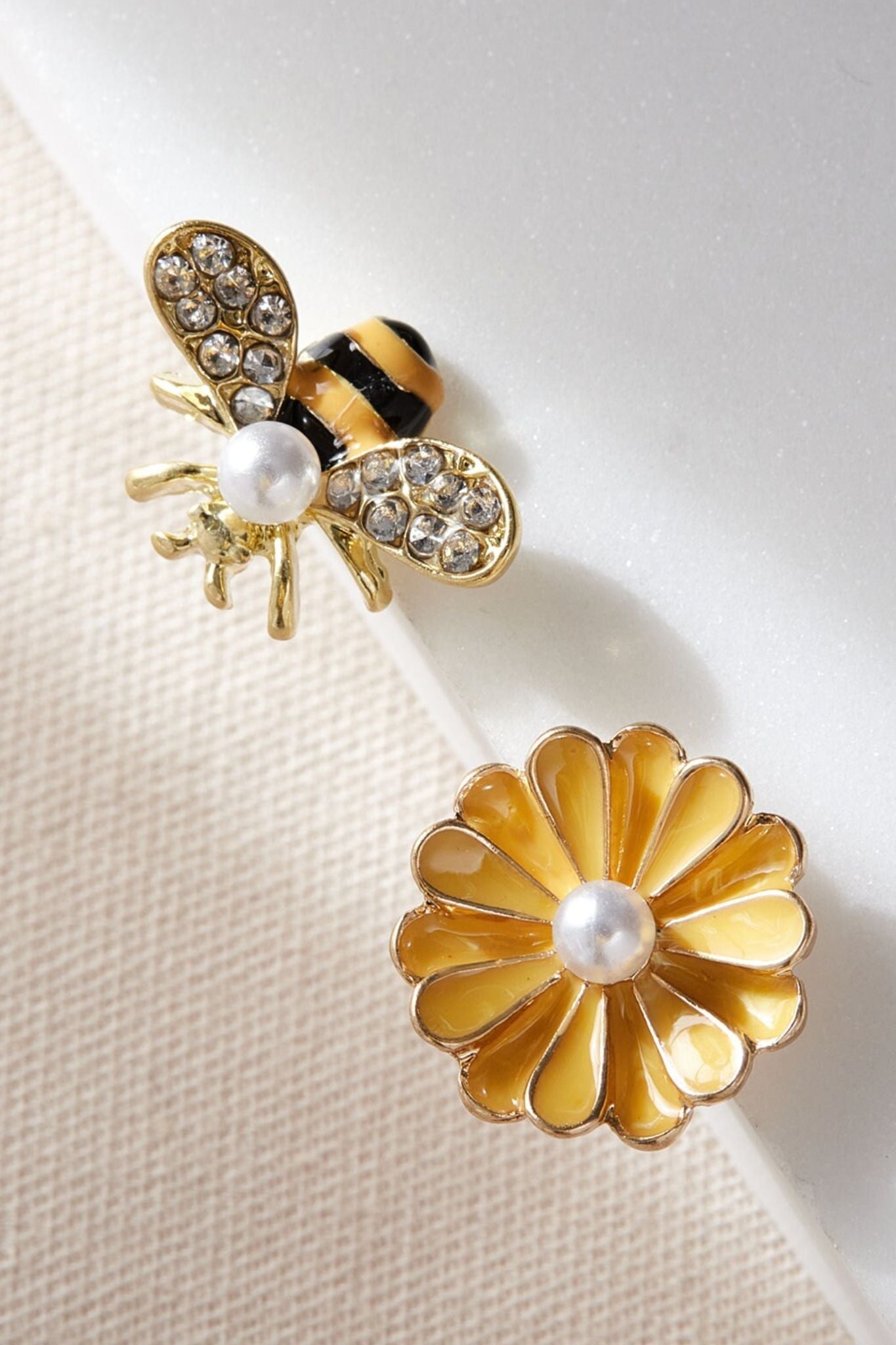 bee-flower-mismatched-studs-both-items