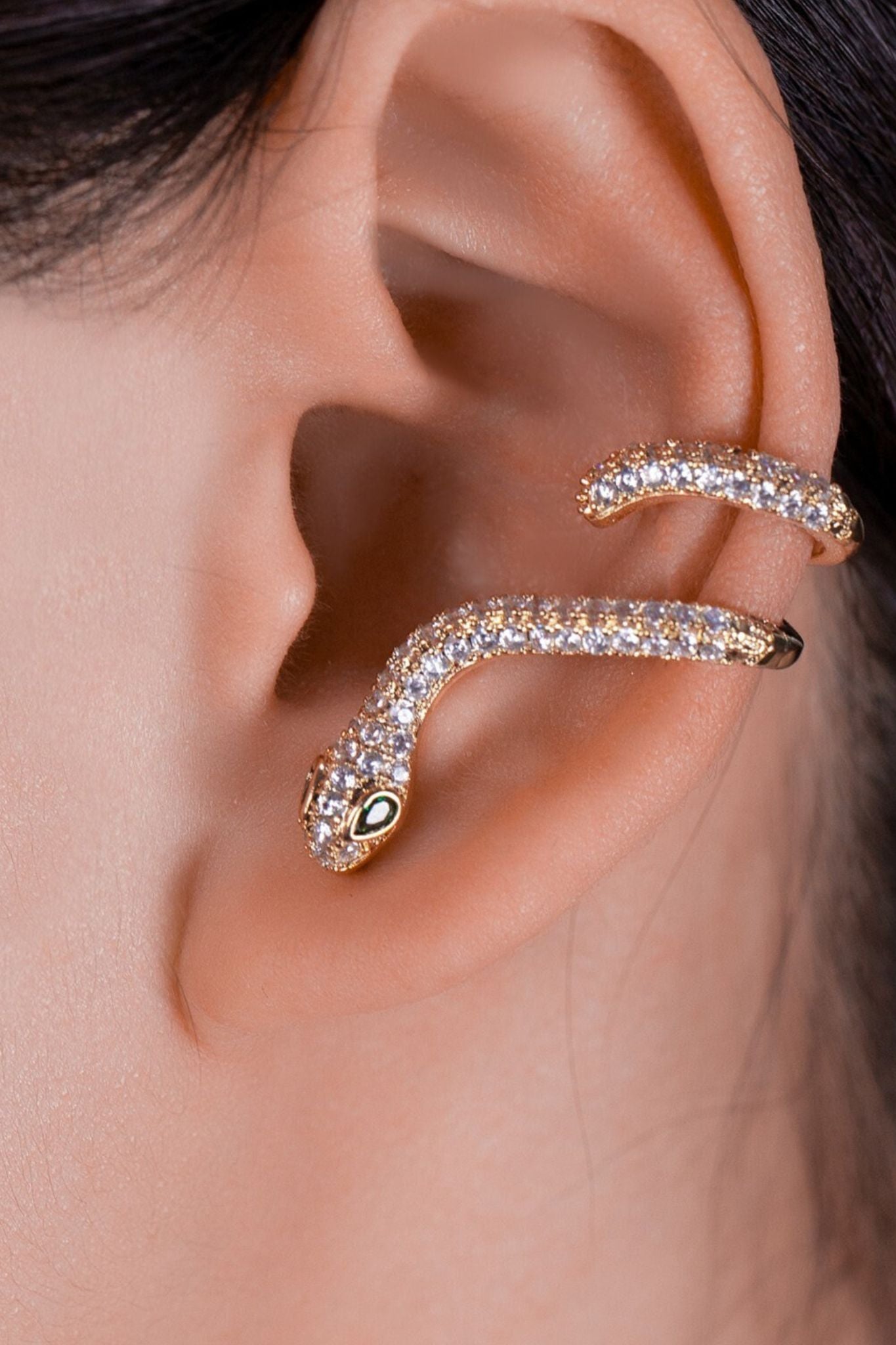 sparkly-snake-climber-earring-in-gold-single