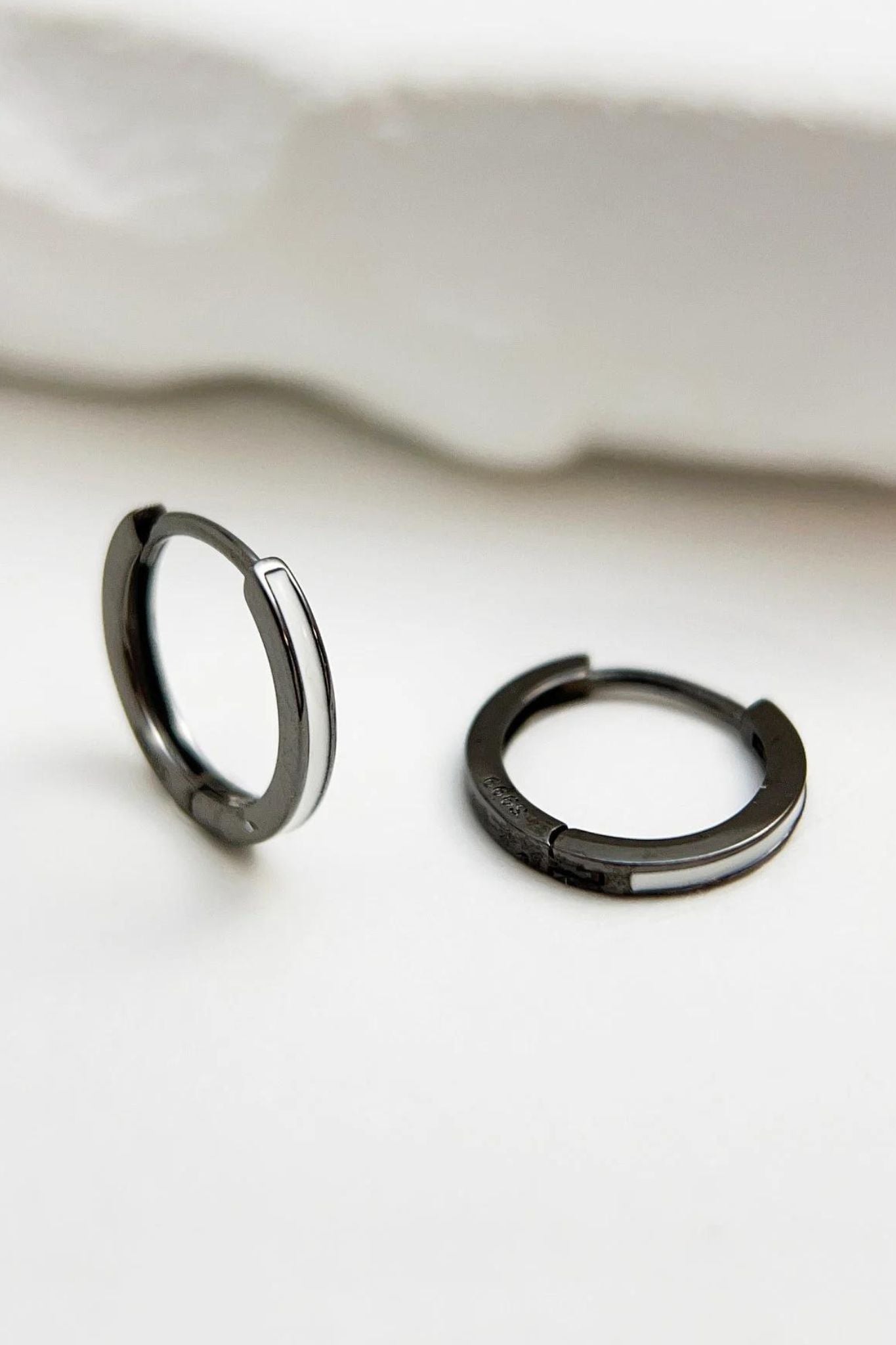 s999-sterling-silver-black-huggie-hoops-various-sizes-closeup