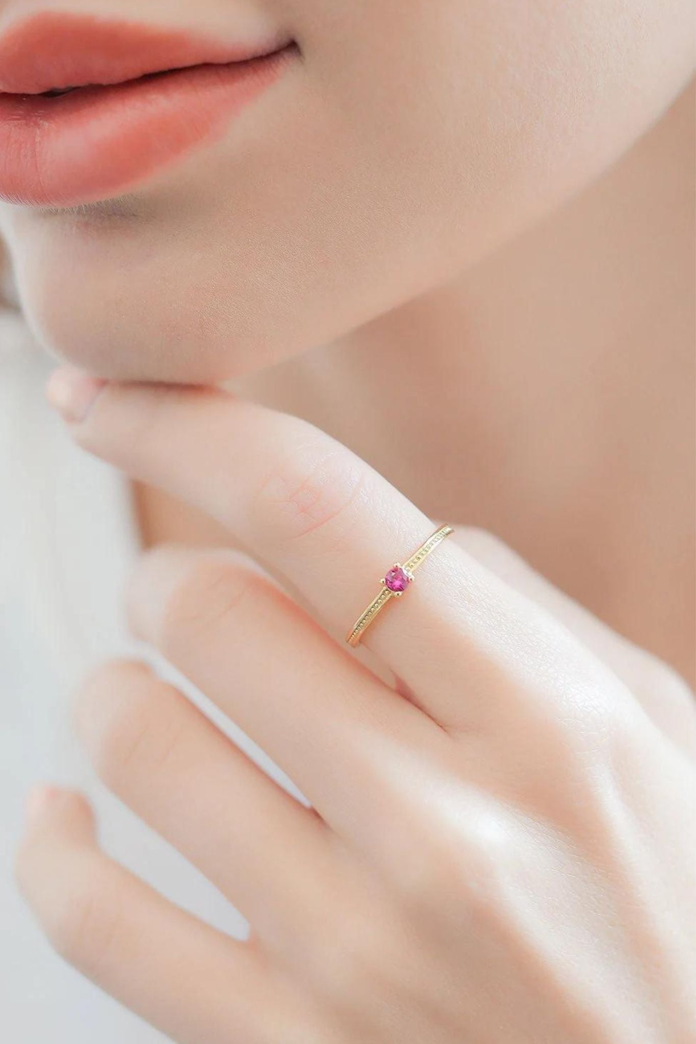 sterling-silver-cz-pink-adjustable-ring-model