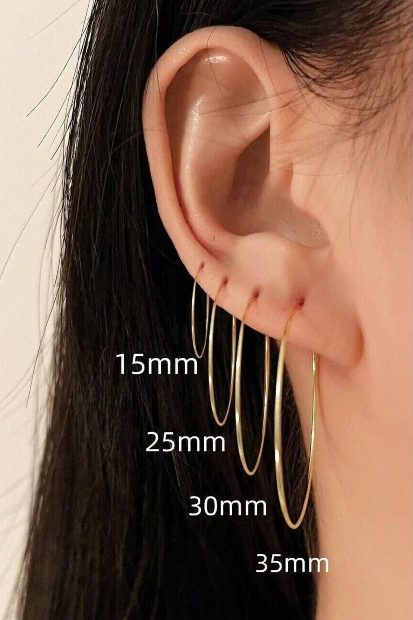 gold-plated-sterling-silver-thin-hoops-various-sizes-sizes-as-worn