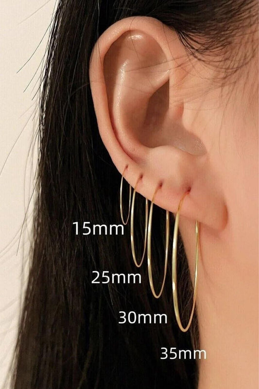 gold-plated-sterling-silver-thin-hoops-various-sizes-sizes-as-worn