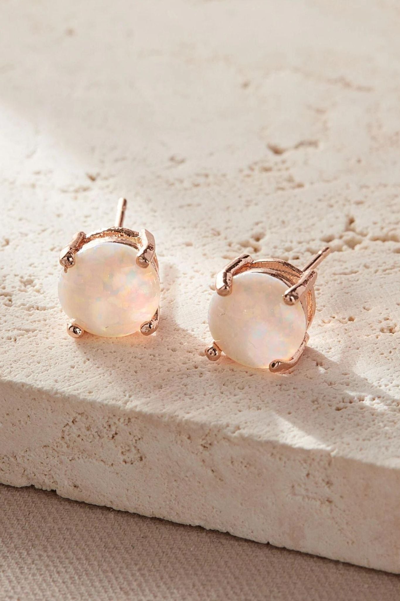 round-opal-stud-earrings
