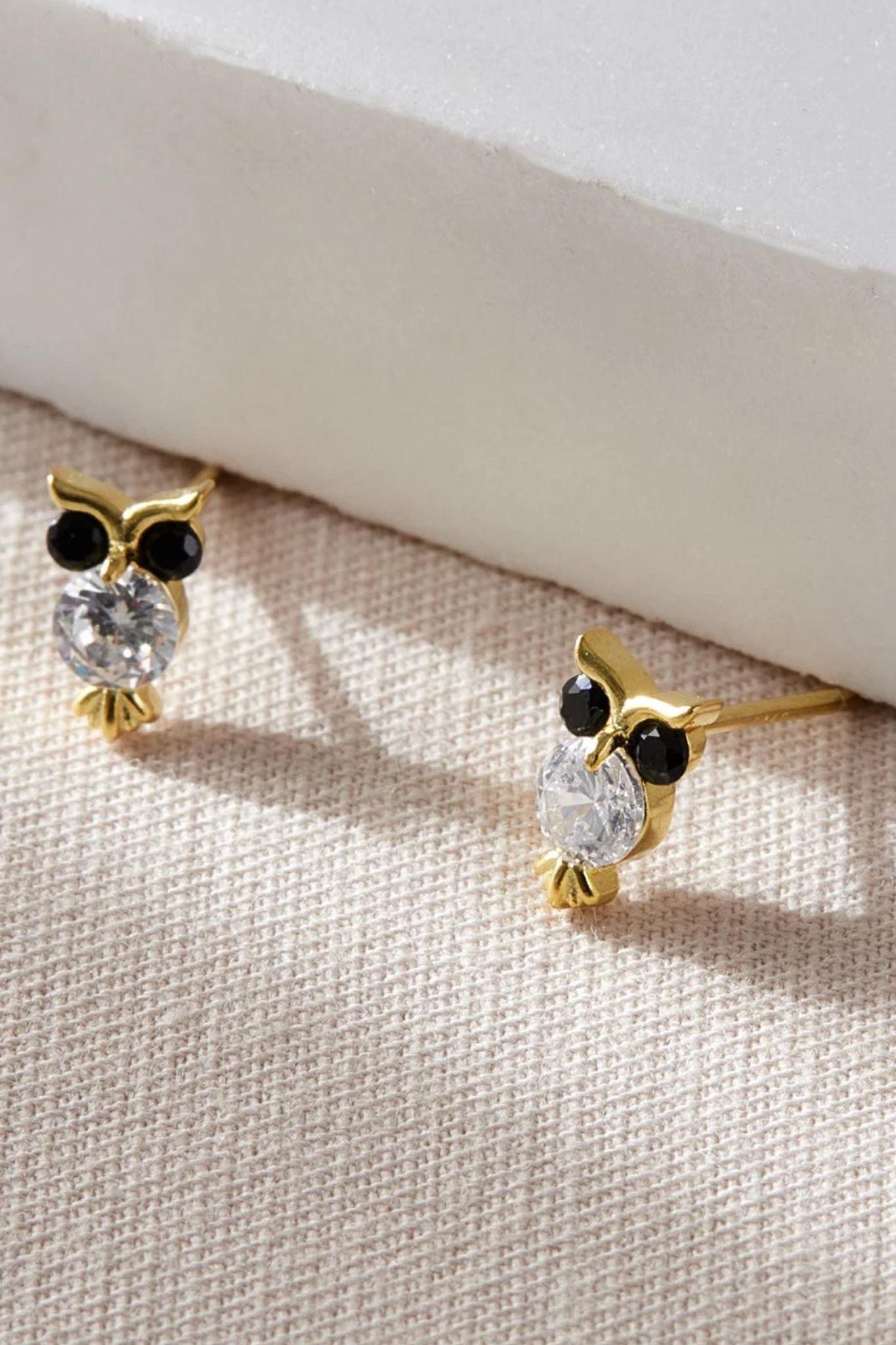 sterling-silver-cz-owl-studs-in-gold