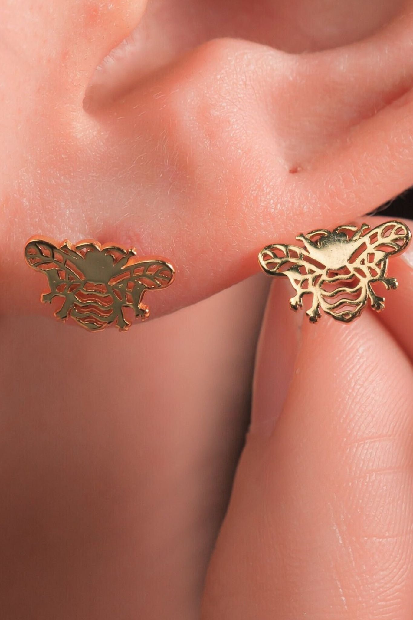 sterling-silver-openwork-bee-studs-in-gold-model