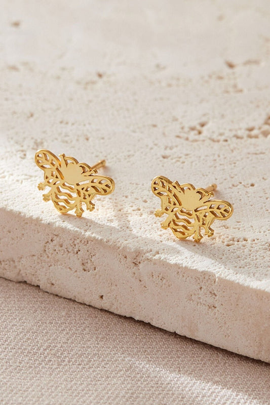 sterling-silver-openwork-bee-studs-in-gold