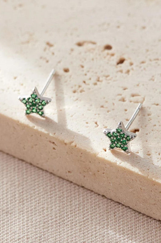 sterling-silver-sparkly-star-studs-in-silver-green