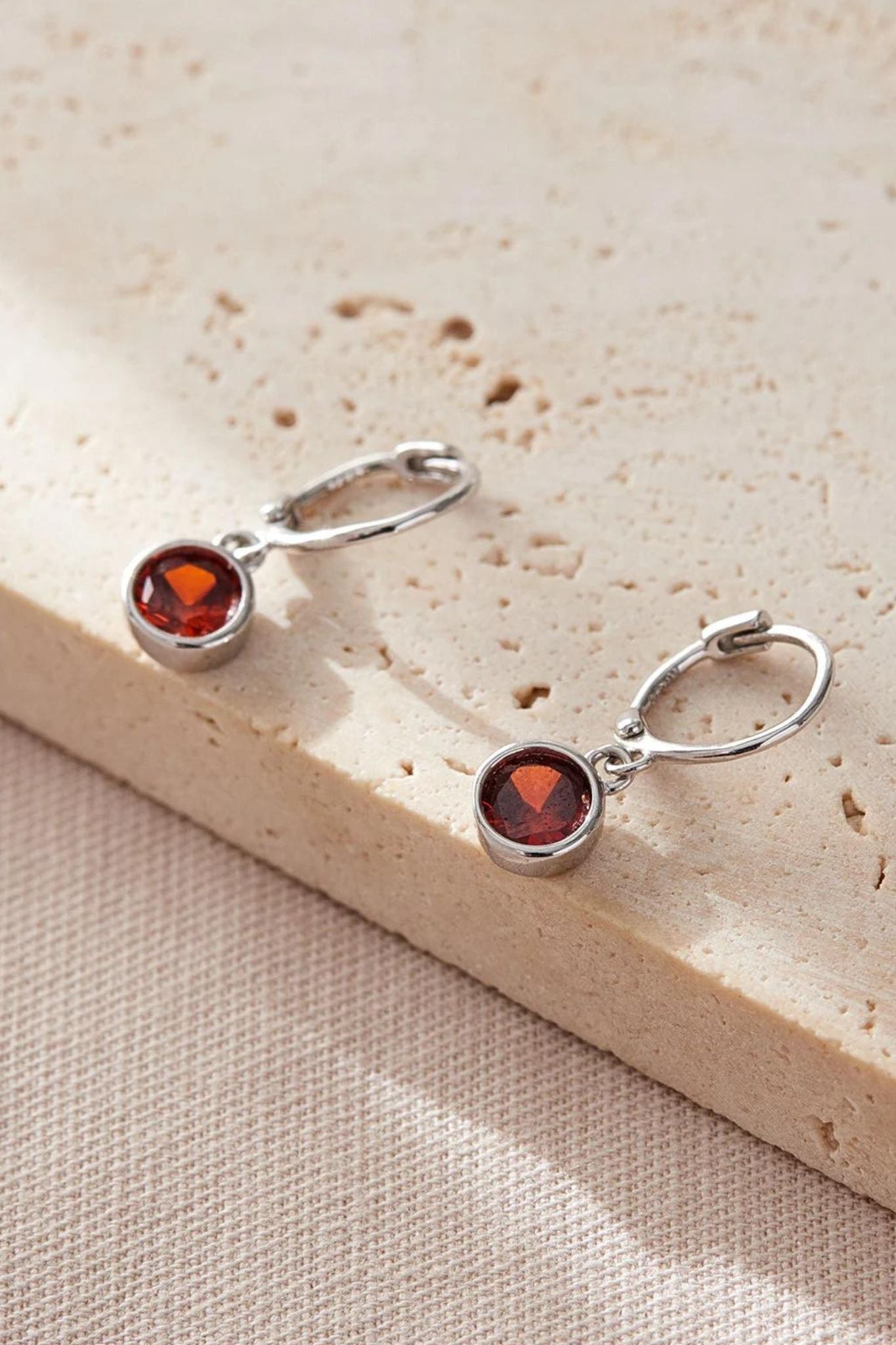 sterling-silver-cz-huggie-hoops-in-silver-red