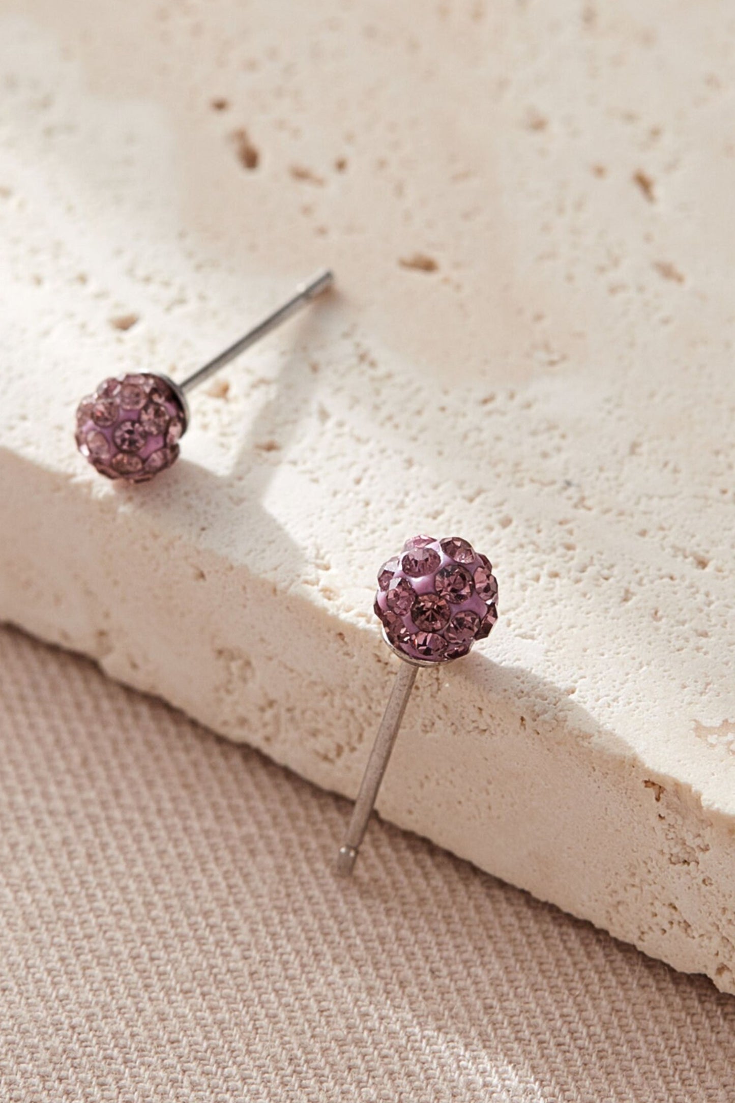 sterling-silver-cz-disco-ball-studs-in-purple