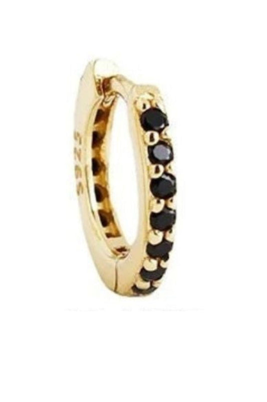 sterling-silver-cz-huggie-hoops-in-gold-black-closeup
