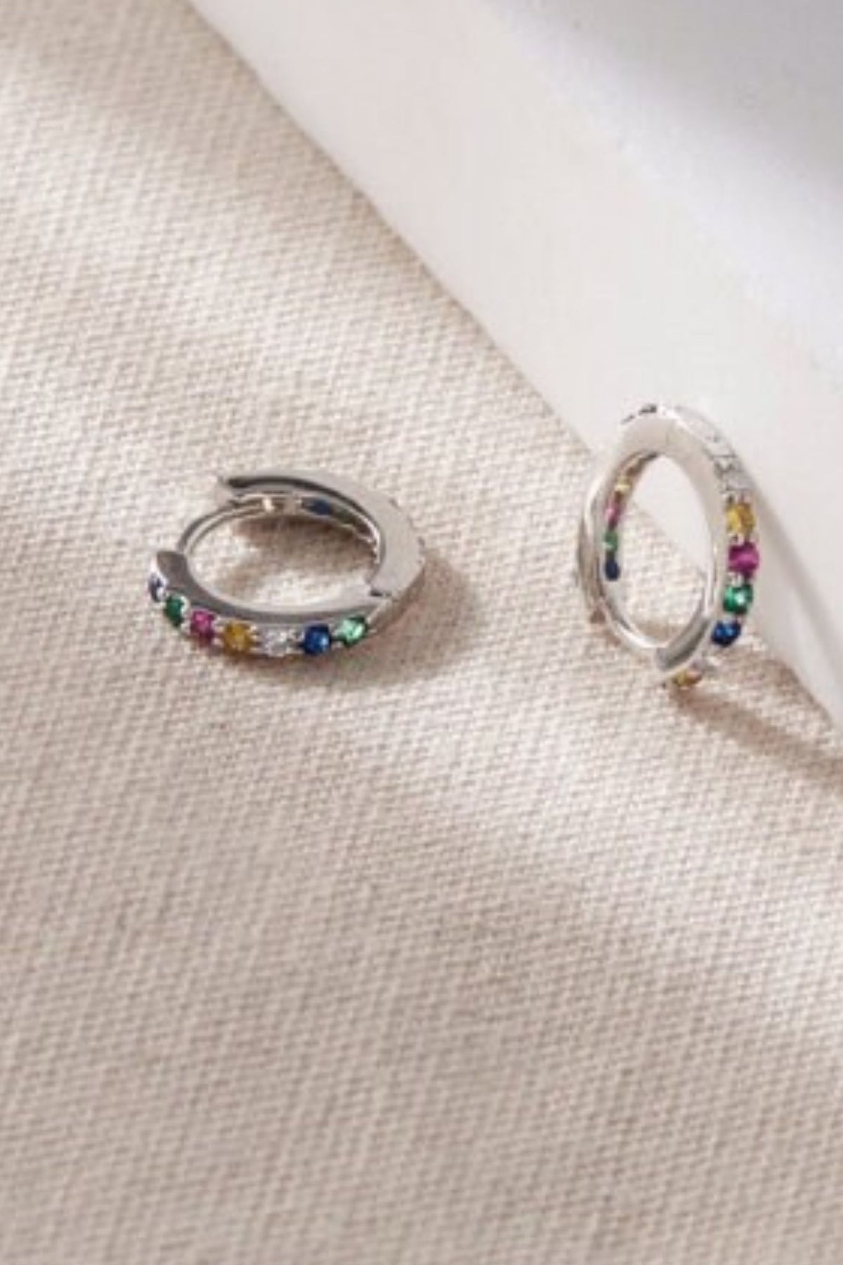 sterling-silver-cz-huggie-hoops-in-silver-multi