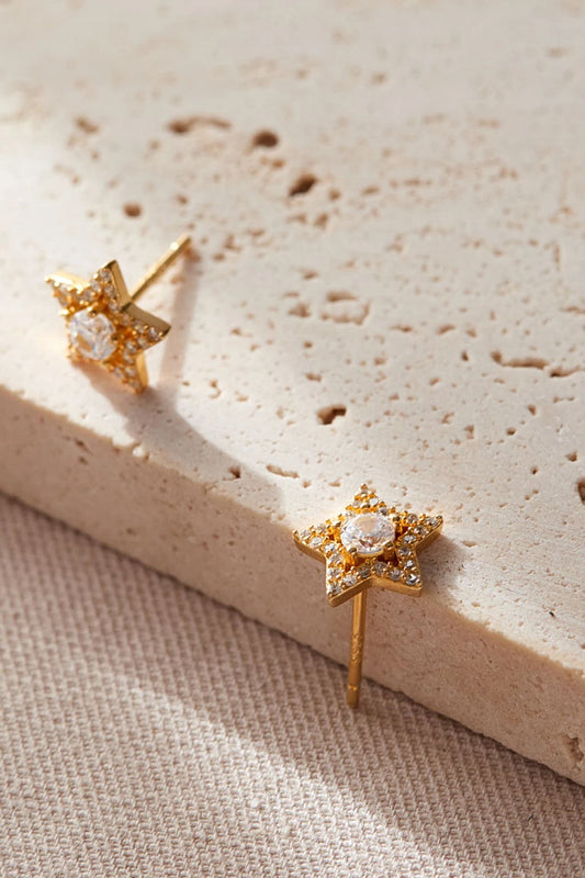 sterling-silver-cz-star-studs-in-gold