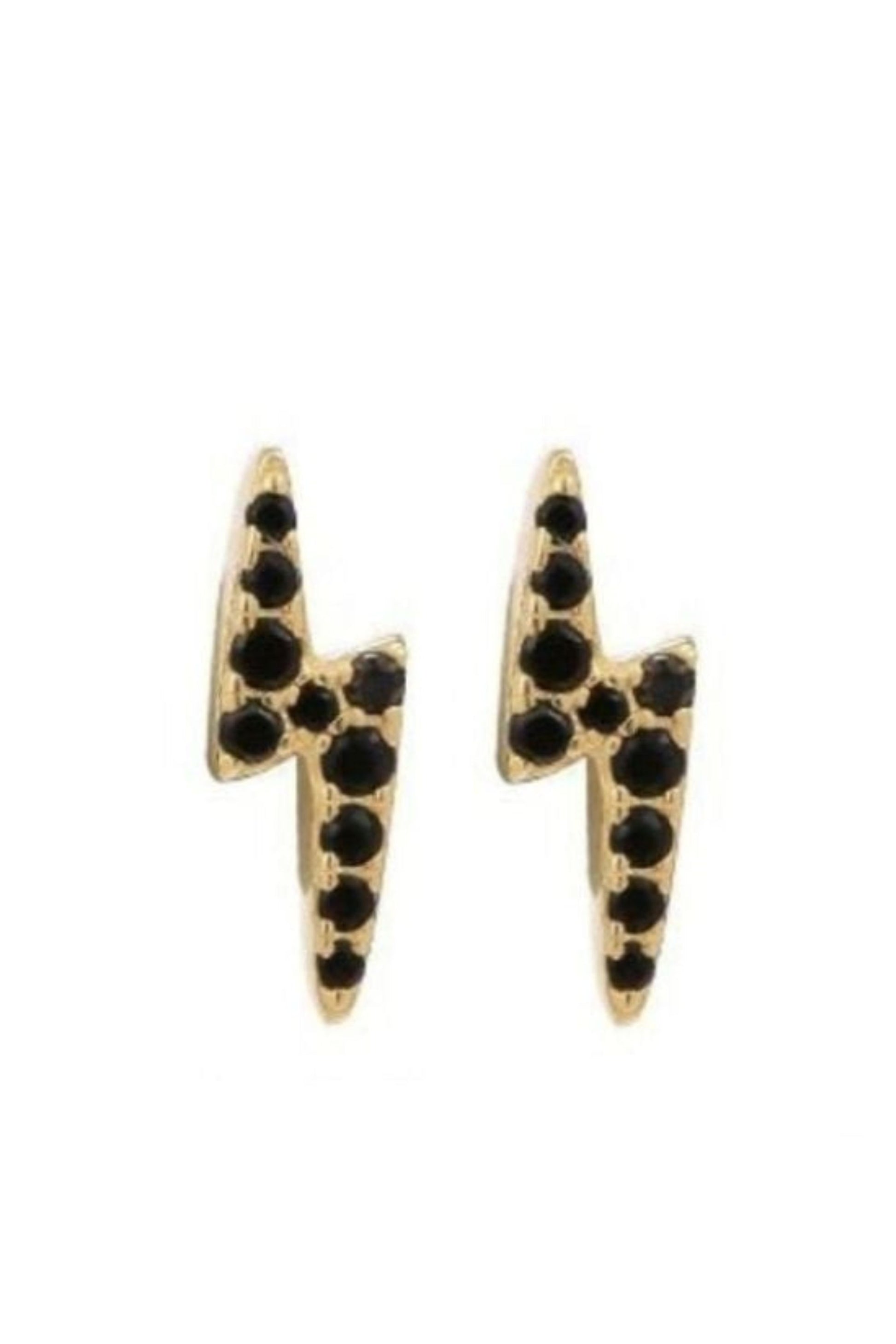 sterling-silver-cz-lightning-bolt-studs-in-gold-black