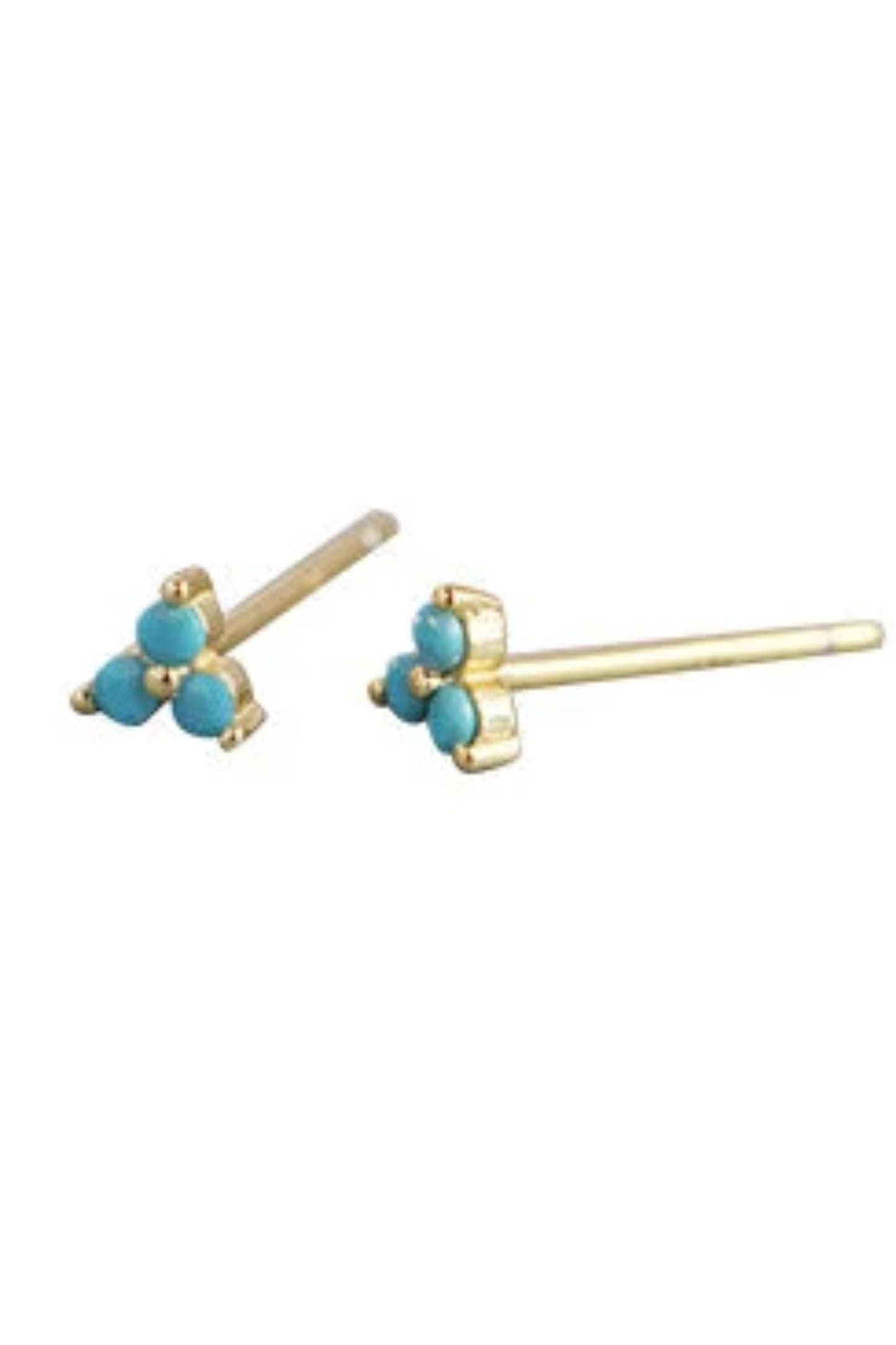 sterling-silver-cz-tiny-studs-in-gold-turquoise-pair