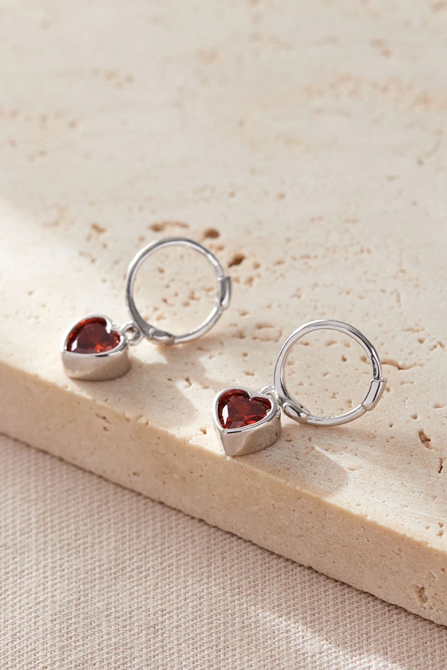 sterling-silver-cz-heart-hoops-in-silver-red