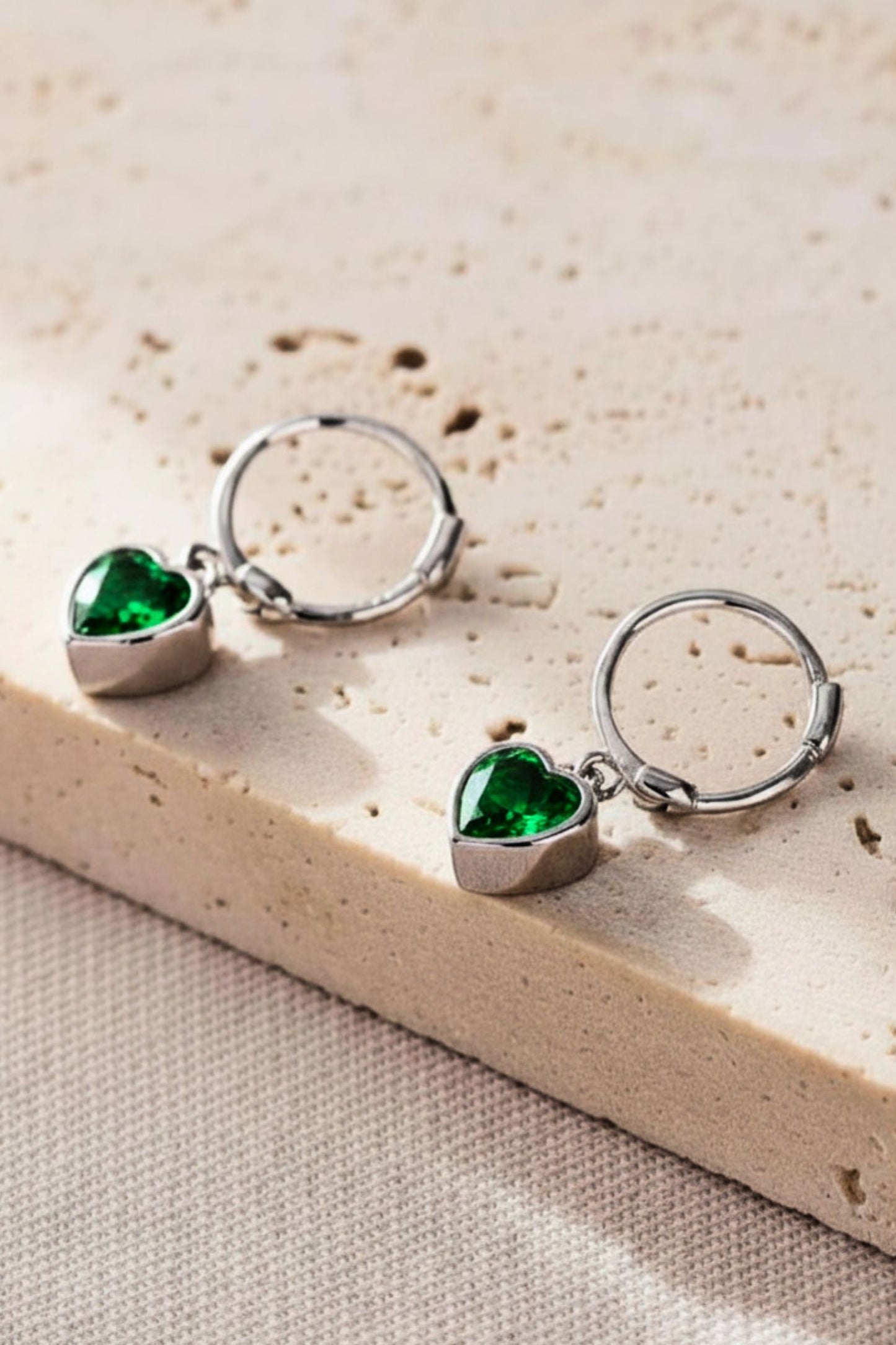 sterling-silver-cz-heart-hoops-in-silver-green