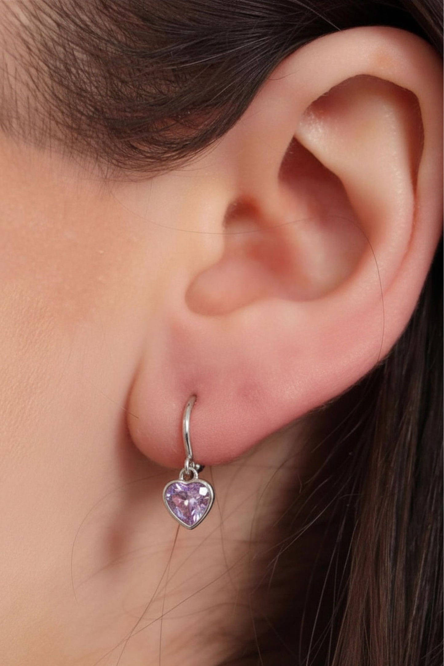 sterling-silver-cz-heart-hoops-in-silver-lilac-model