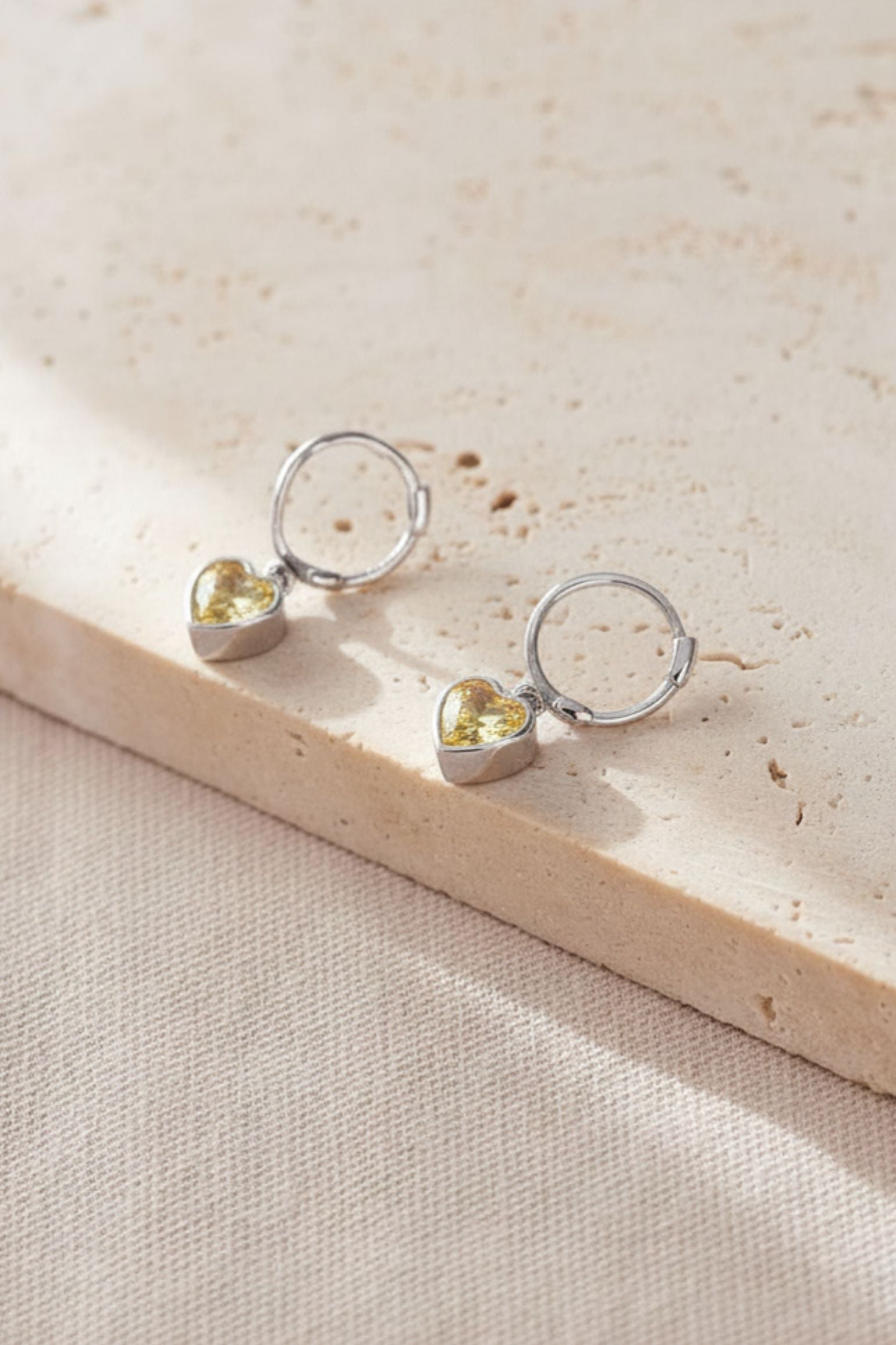 sterling-silver-cz-heart-hoops-in-silver-champagne