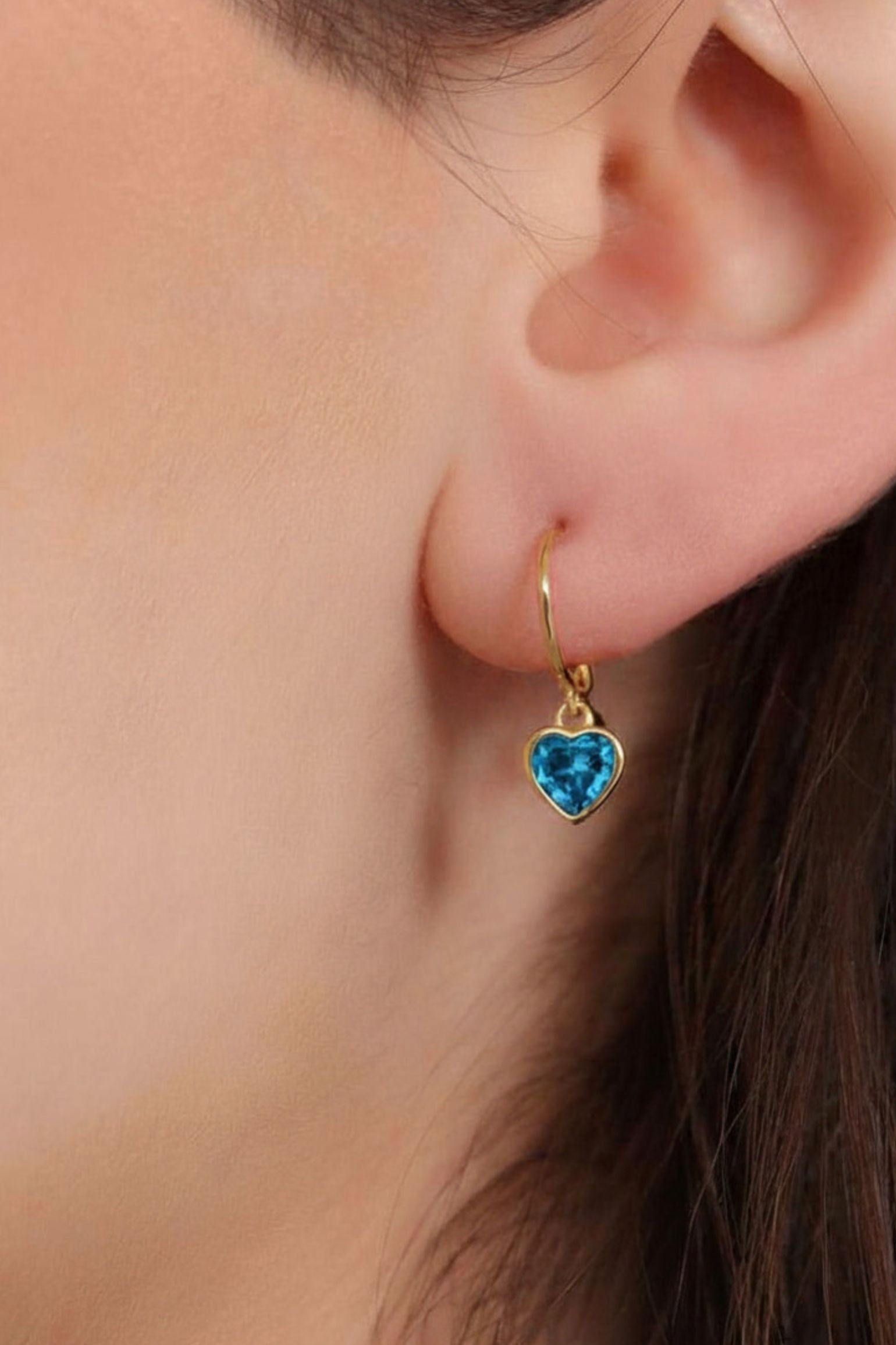 sterling-silver-cz-heart-hoops-in-gold-light-blue-model