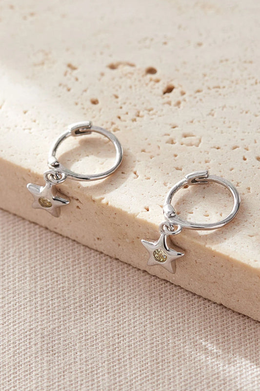 sterling-silver-cz-star-hoops-in-silver-champagne