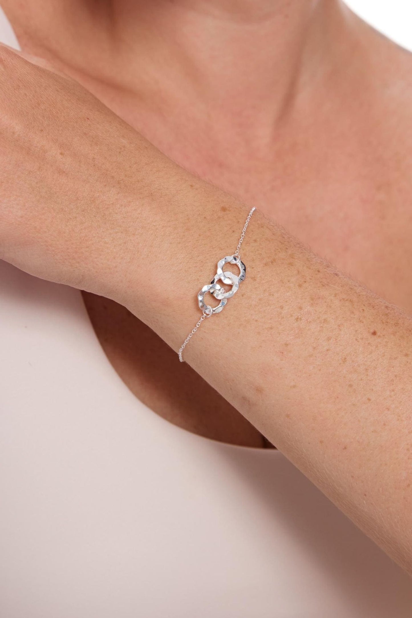sterling-silver-hammered-circle-trio-bracelet-30th-model