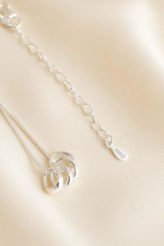 sterling-silver-four-teardrop-hoops-necklace-s925-hallmark
