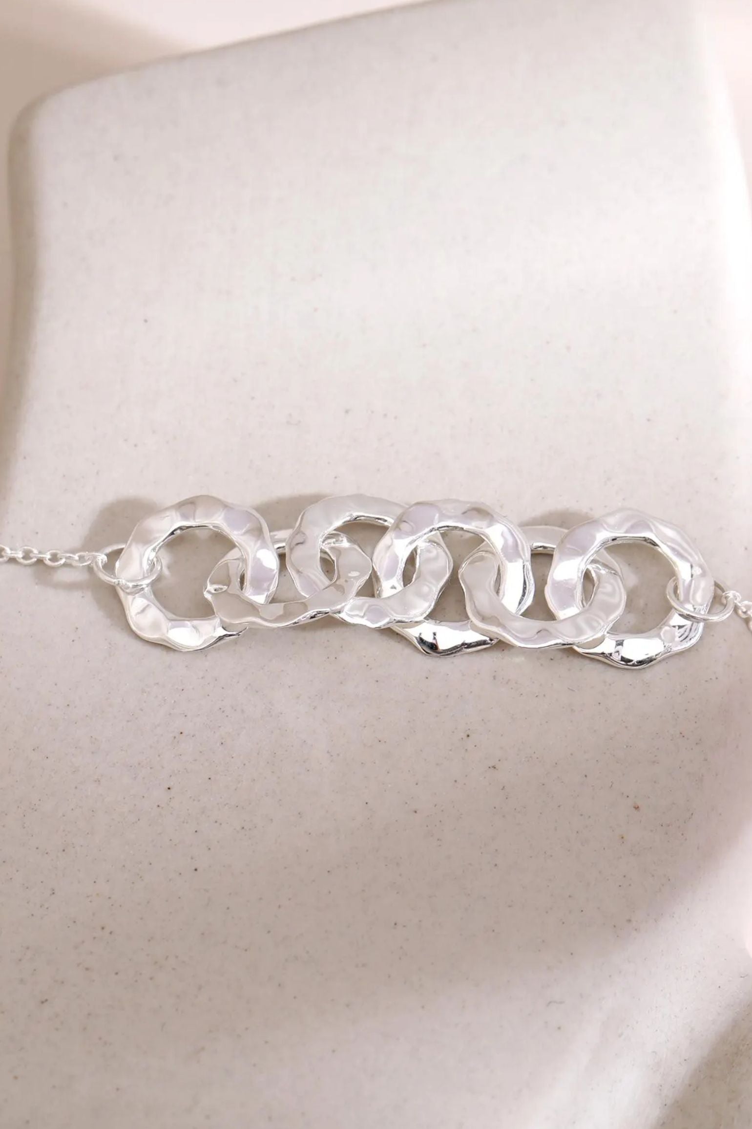 sterling-silver-six-hammered-rings-bracelet-closeup