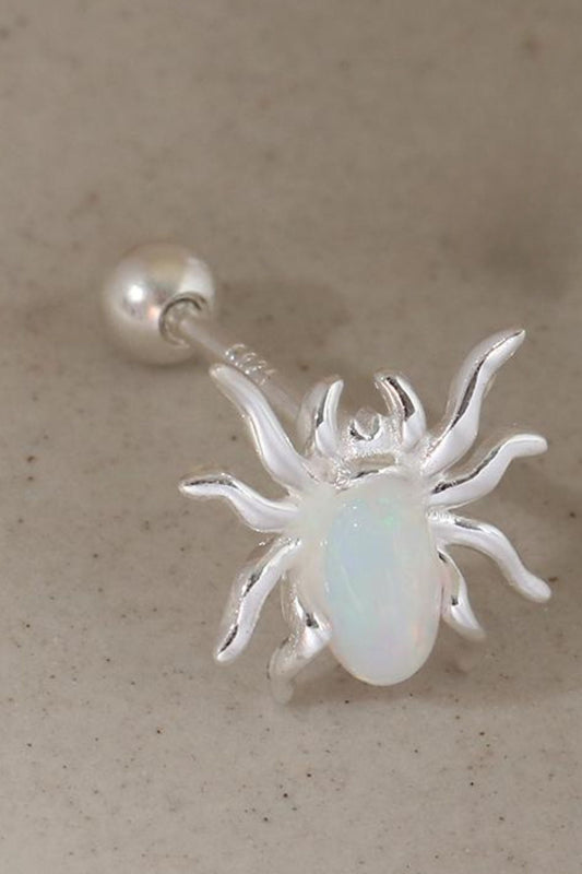sterling-silver-spider-opal-cartilage-stud-single-closeup