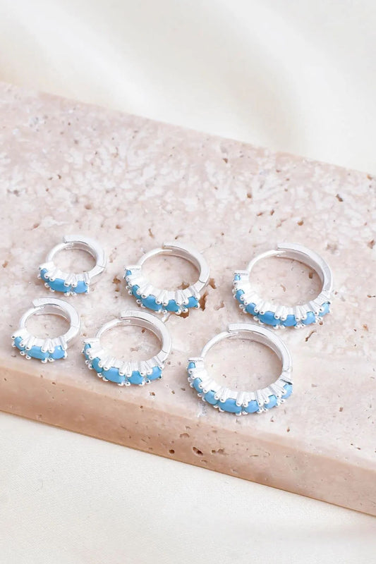 sterling-silver-turquise-huggie-hoops-various-sizes-all-sizes