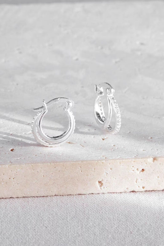 sterling-silver-cz-double-hoops-in-silver