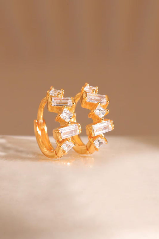 sterling-silver-baguette-cz-hoops-in-gold