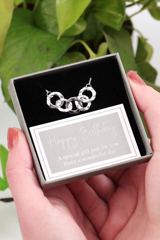 sterling-silver-five-hammered-rings-bracelet-birthday-giftbox