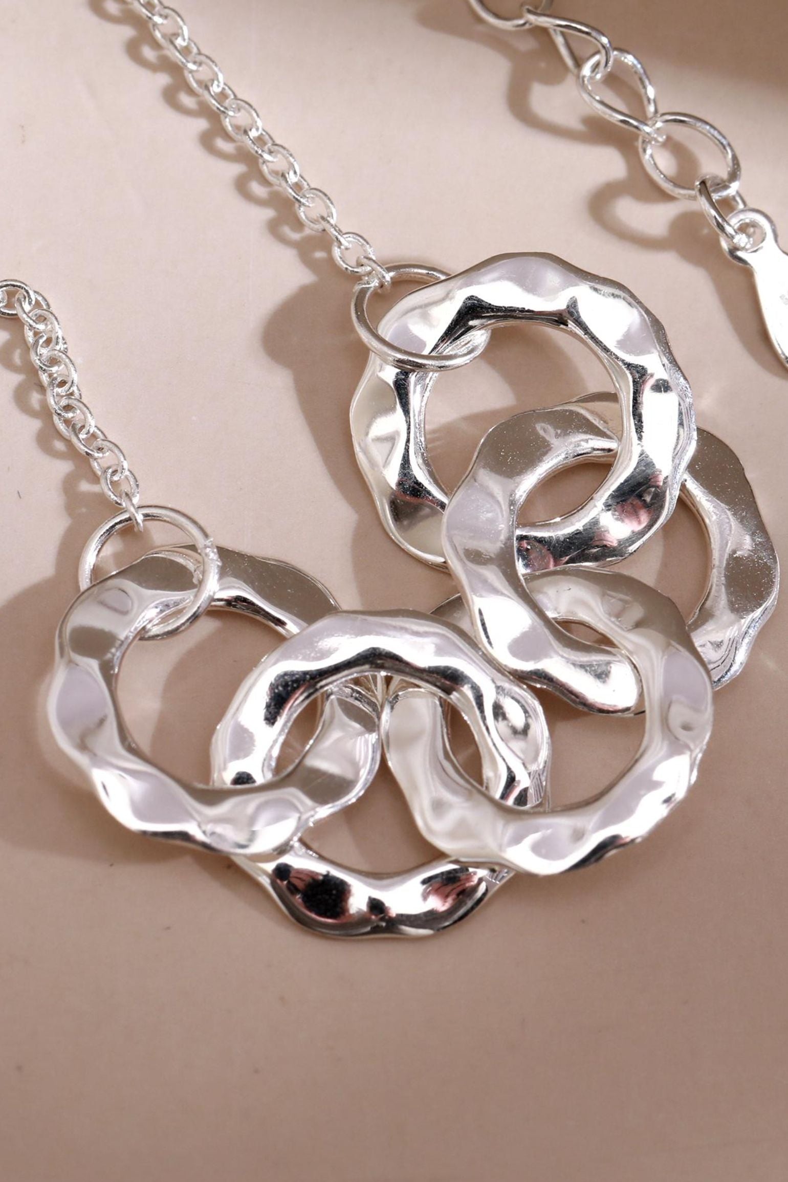 sterling-silver-five-hammered-rings-bracelet-closeup