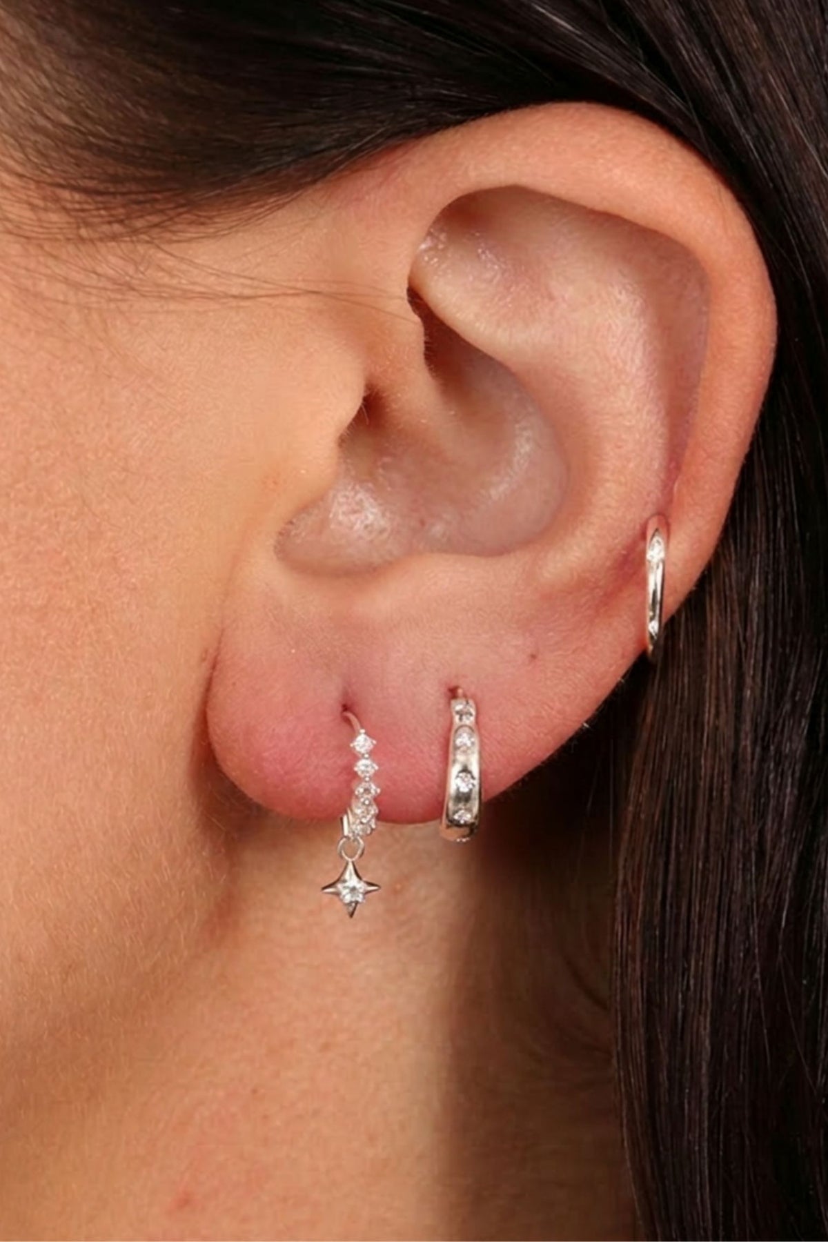 sterling-silver-star-huggie-hoops-3-piece-gift-set-model