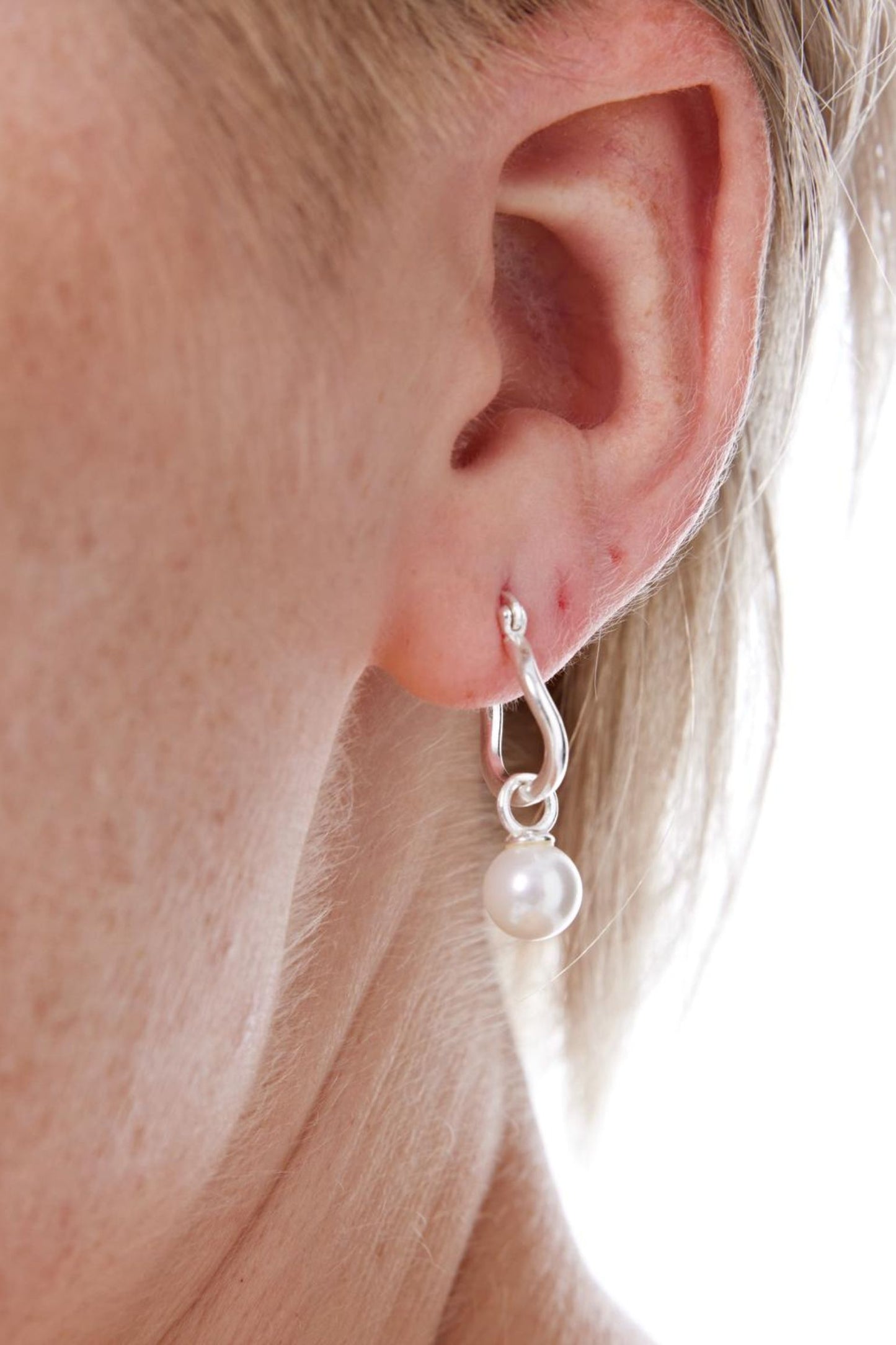 sterling-silver-pearl-drop-hoops-model