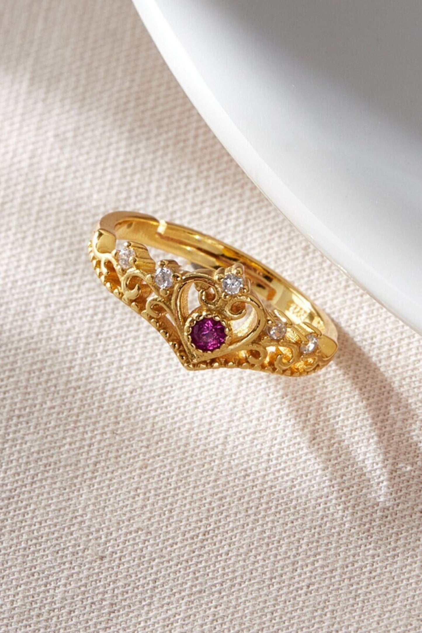 sterling-silver-cz-crown-ring-in-gold