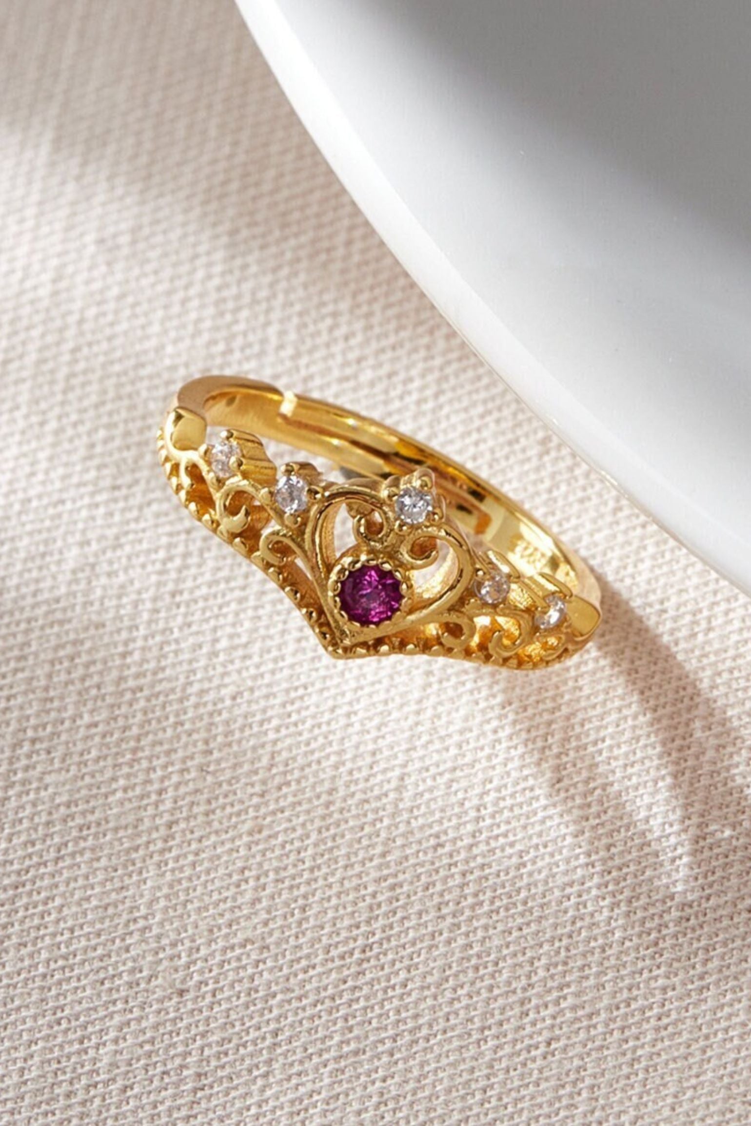 sterling-silver-cz-crown-ring-in-gold