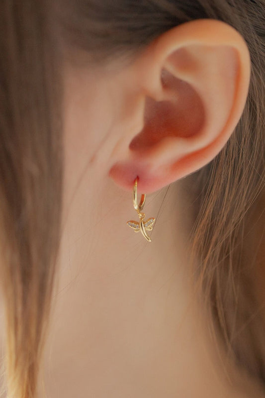 sterling-silver-dragonfly-hoops-in-gold-model