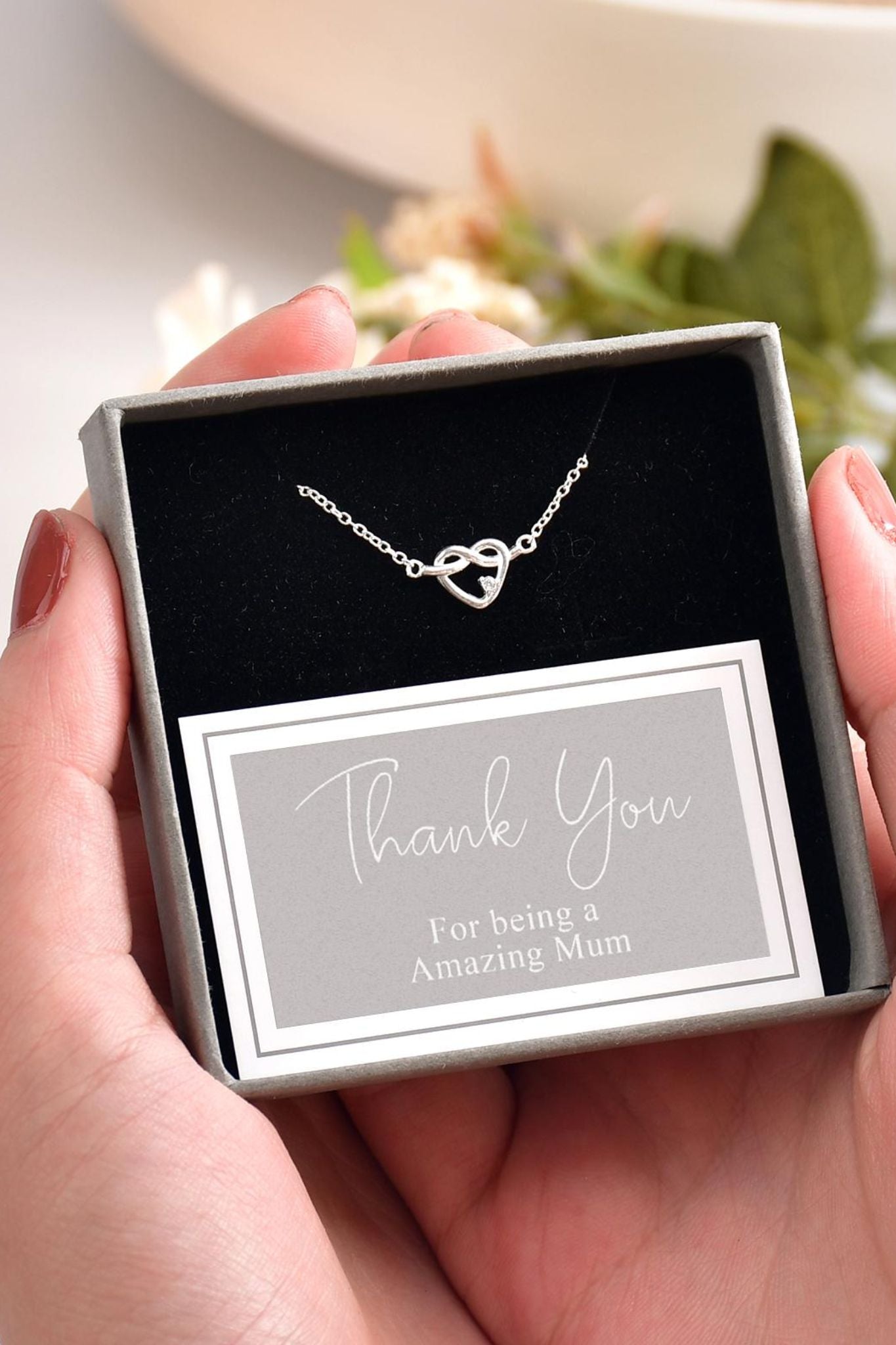 sterling-silver-love-knot-bracelet-thank-you-mum-gift-set
