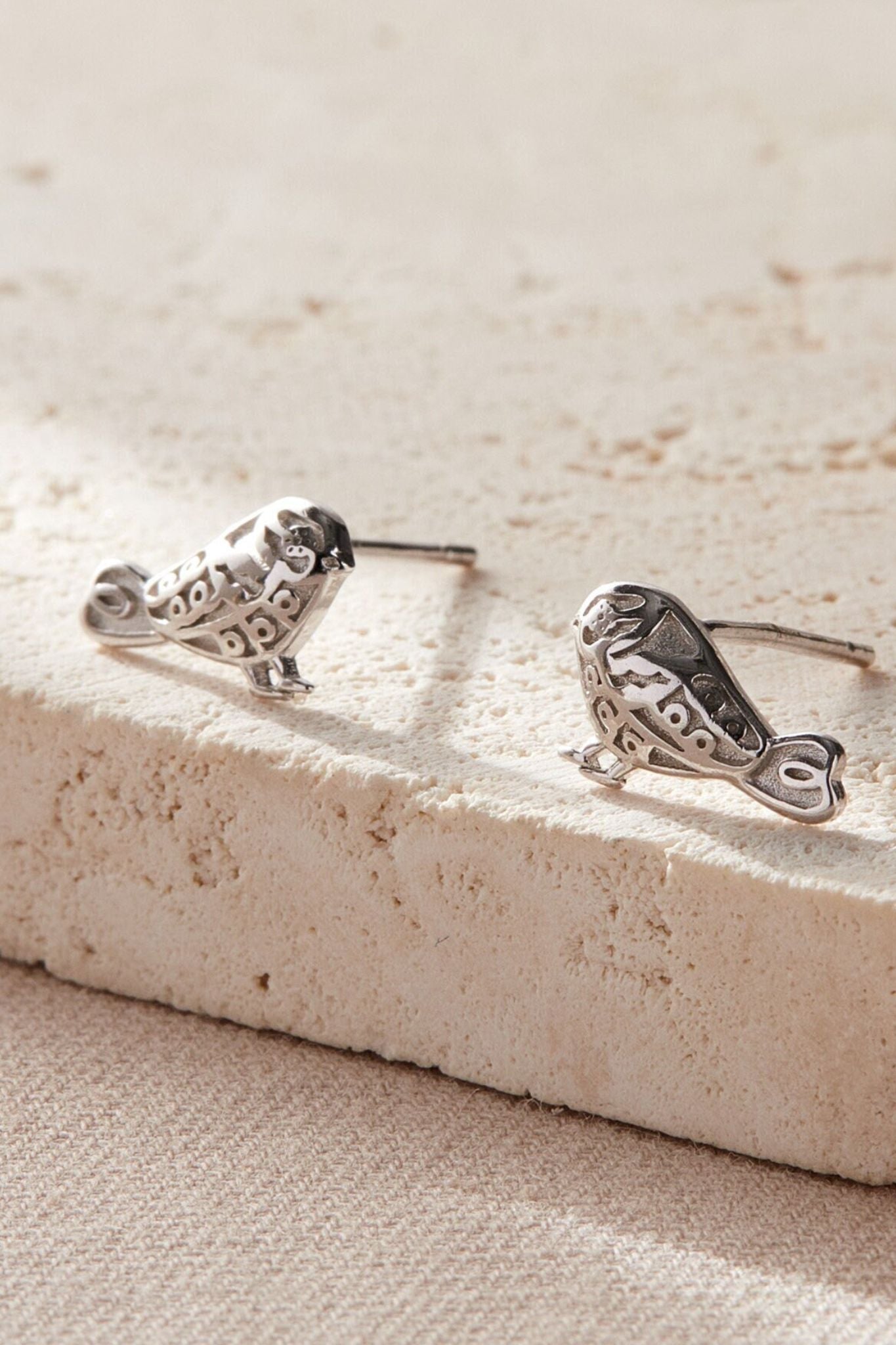 sterling-silver-finch-bird-studs-in-silver-closeup