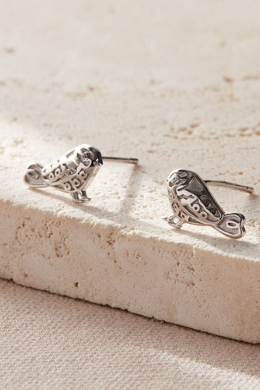 sterling-silver-finch-bird-studs-in-silver-closeup
