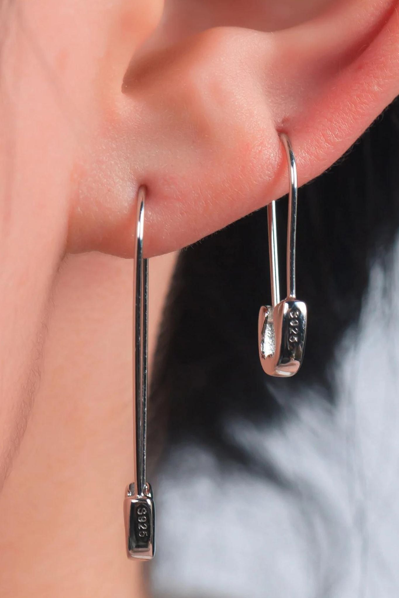 sterling-silver-safety-pin-hoops-model