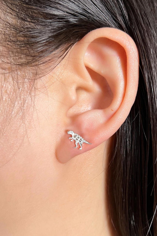sterling-silver-t-rex-dinosaur-studs-model