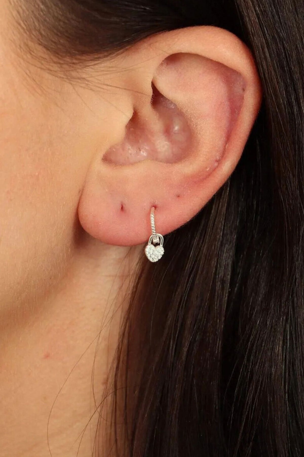 sterling-silver-cz-heart-huggie-hoops-model