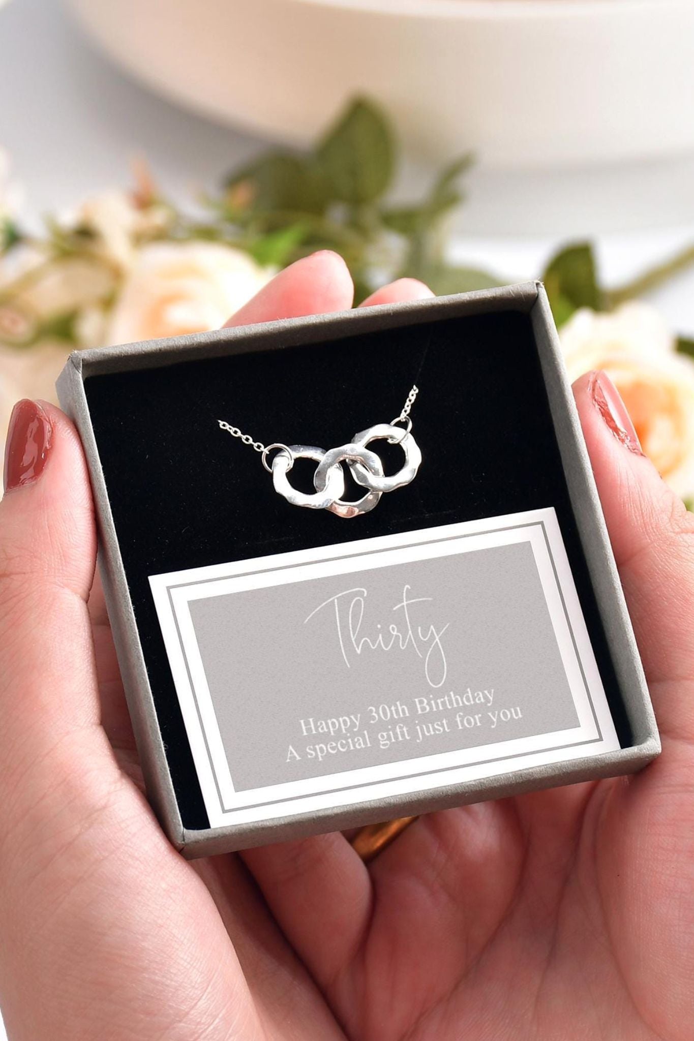 sterling-silver-three-hammered-rings-necklace-30th