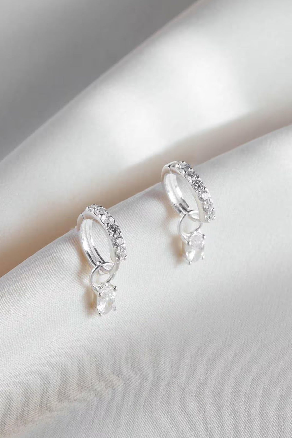 sterling-silver-cz-huggie-hoops