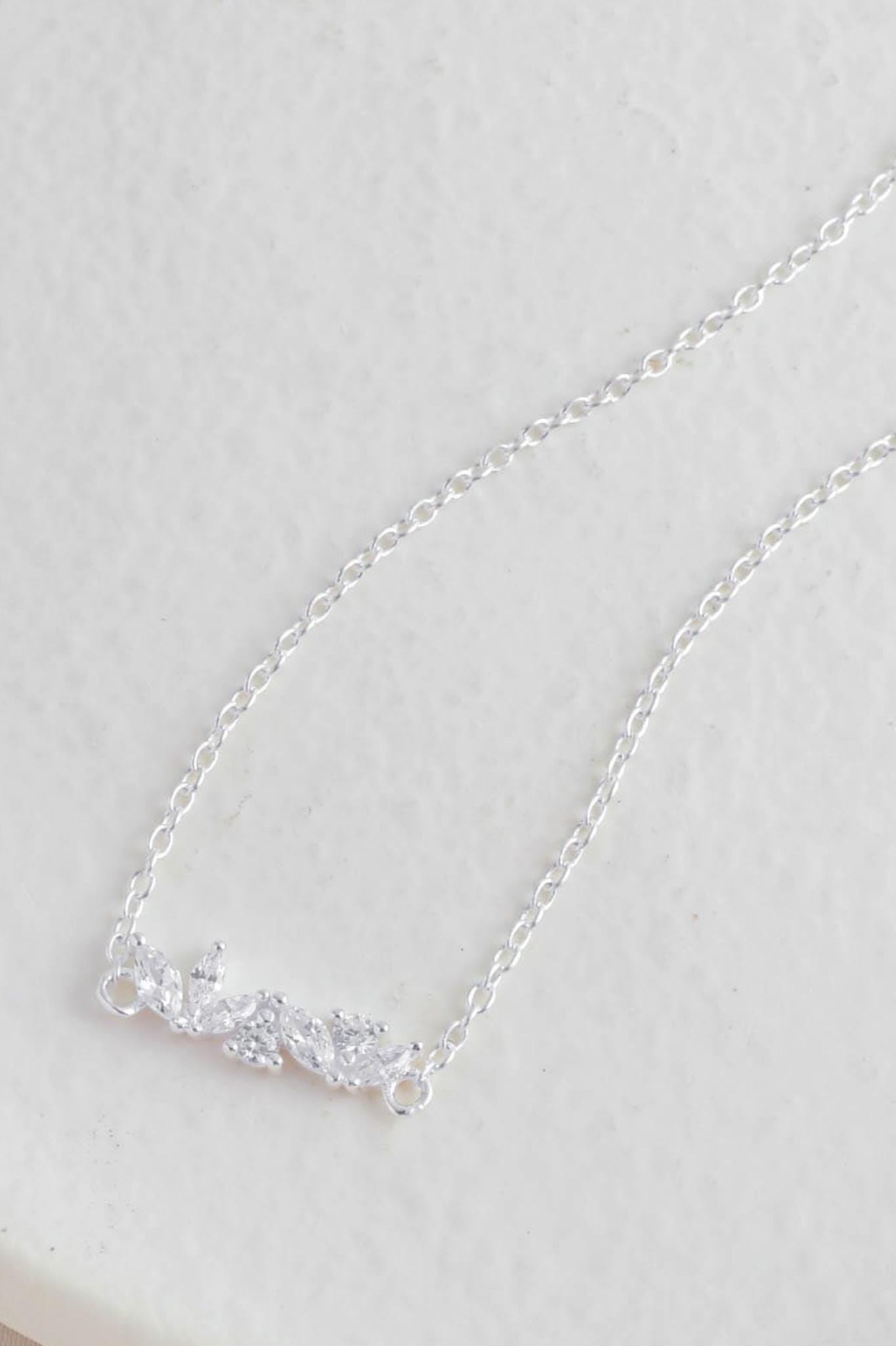 sterling-silver-cz-leaf-necklace-closeup