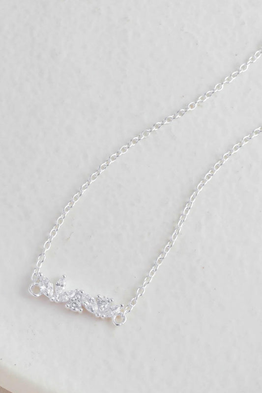 sterling-silver-cz-leaf-necklace-closeup
