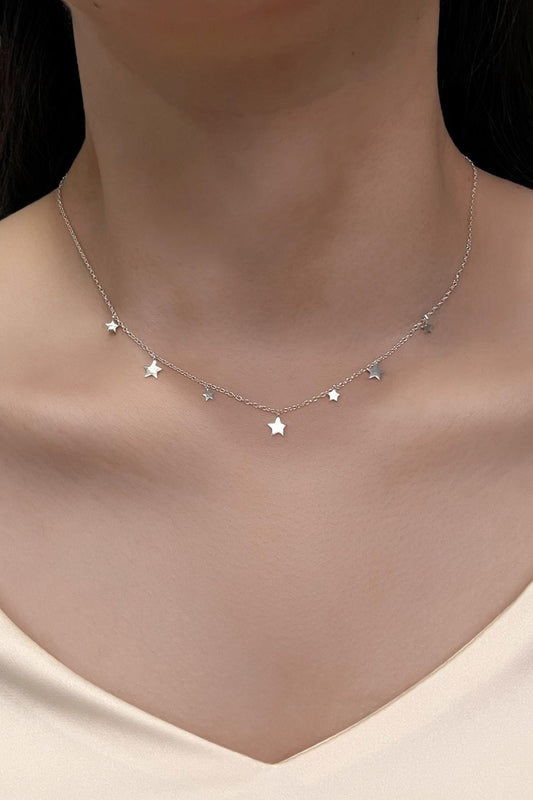 sterling-silver-star-charm-necklace-model-neckline
